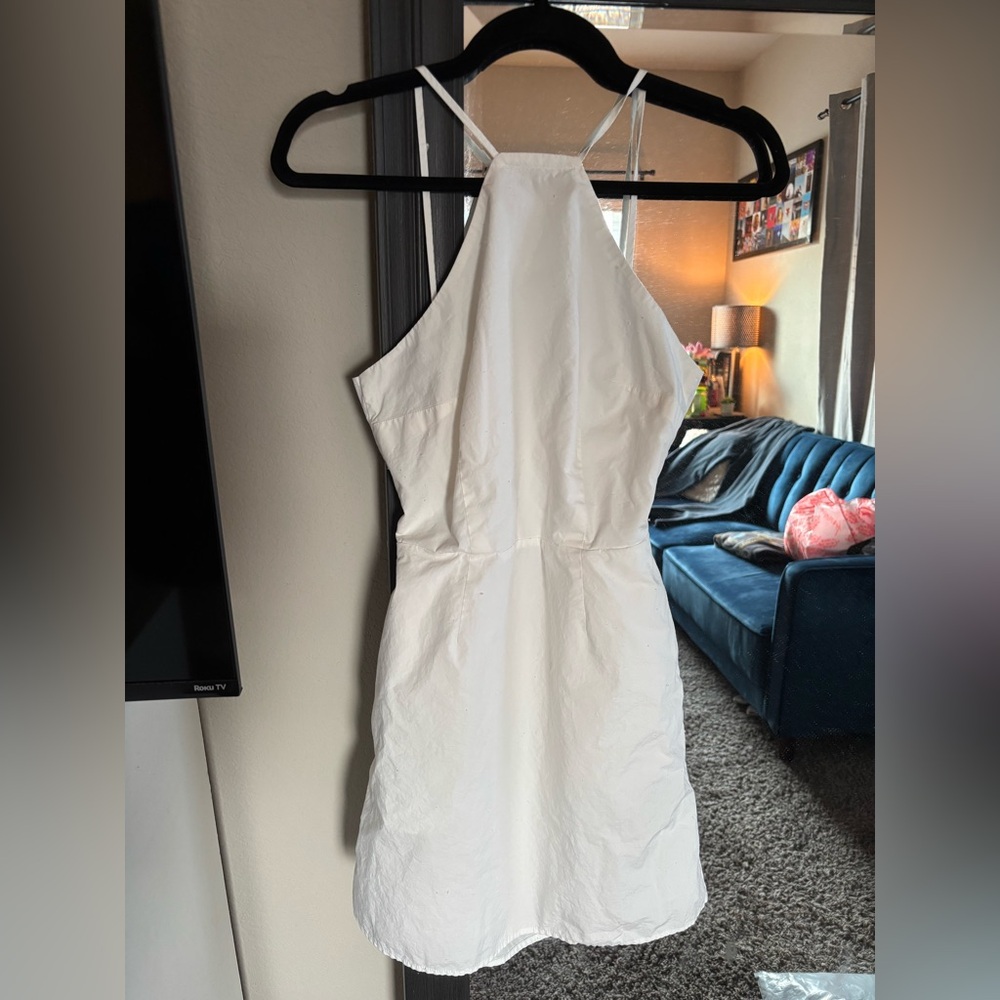 A New Day White Halter Dress